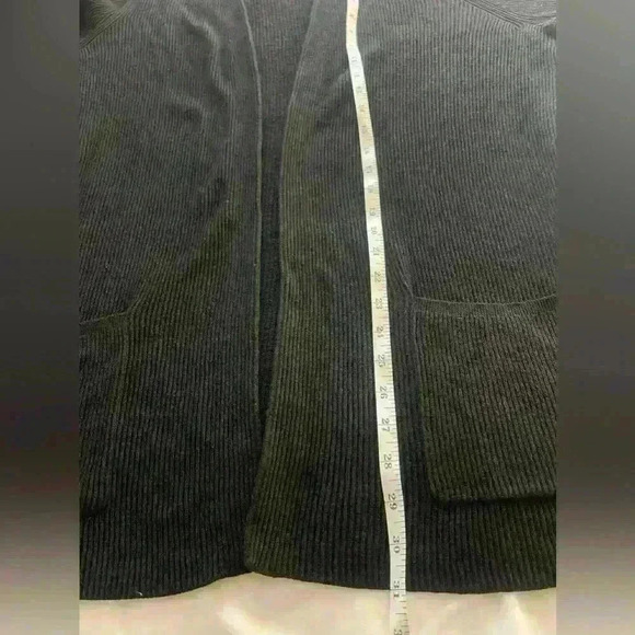 J. Jill Wearever Collection Black Long Sleeve Cardigan Pockets Women's Large - Picture 7 of 7